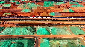 Qingdao Port Ore Terminal Yard