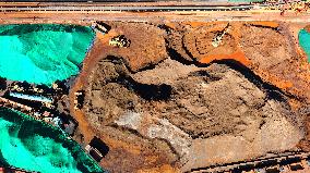 Qingdao Port Ore Terminal Yard