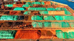 Qingdao Port Ore Terminal Yard