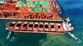 Qingdao Port Ore Terminal Yard