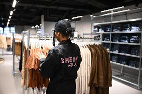 Opening Day of Shein First Physical Store at BHV - Paris