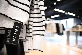 Opening Day of Shein First Physical Store at BHV - Paris