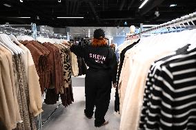 Opening Day of Shein First Physical Store at BHV - Paris