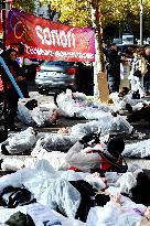 Inter-Union Rally In Front Of Maison Sanofi - Paris