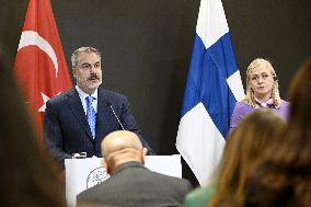 Turkish Foreign Minister Hakan Fidan visits Helsinki