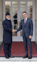 Sanchez receives the Sultan of Oman at Moncloa - Madrid