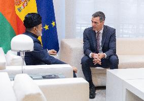 Sanchez receives the Sultan of Oman at Moncloa - Madrid