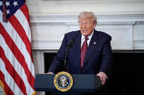 Trump With Republican Senators - Washington