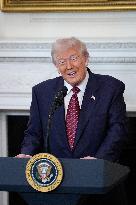 Trump With Republican Senators - Washington