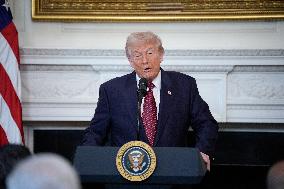 Trump With Republican Senators - Washington