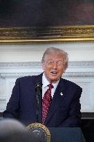 Trump With Republican Senators - Washington