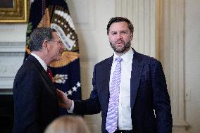 Trump With Republican Senators - Washington