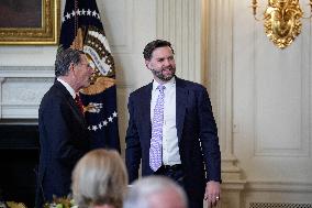 Trump With Republican Senators - Washington