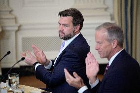 Trump With Republican Senators - Washington