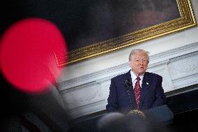 Trump With Republican Senators - Washington