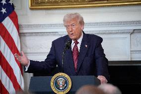 Trump With Republican Senators - Washington