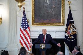 Trump With Republican Senators - Washington