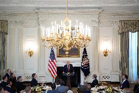 Trump With Republican Senators - Washington