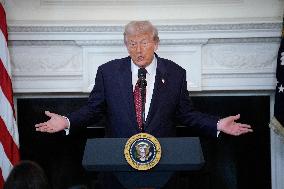 Trump With Republican Senators - Washington