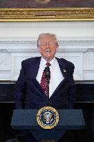 Trump With Republican Senators - Washington