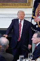 Trump With Republican Senators - Washington