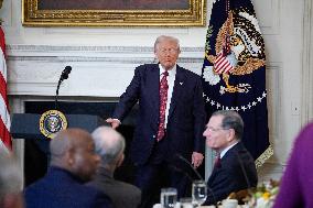 Trump With Republican Senators - Washington