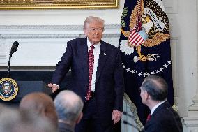 Trump With Republican Senators - Washington