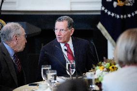 Trump With Republican Senators - Washington