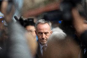 Emmanuel Gregoire In Front Of The BHV - Paris