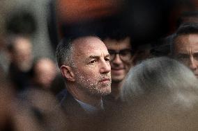 Emmanuel Gregoire In Front Of The BHV - Paris