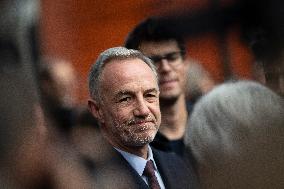 Emmanuel Gregoire In Front Of The BHV - Paris