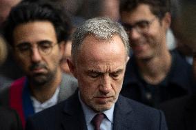 Emmanuel Gregoire In Front Of The BHV - Paris