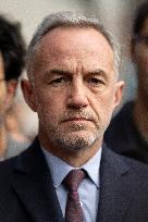 Emmanuel Gregoire In Front Of The BHV - Paris