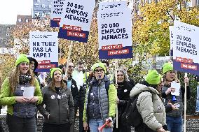 Protest Against Tax on E-Cigarette Liquids - Strasbourg