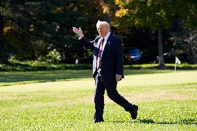 Donald Trump departs to Florida - Washington