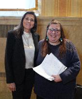 ATM Campaign Against Violence Press Conference - Milan