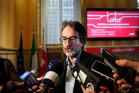 ATM Campaign Against Violence Press Conference - Milan