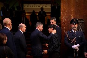 Funeral of State Police Chief In Naples - Italy