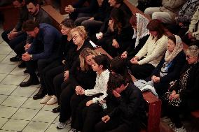 Funeral of State Police Chief In Naples - Italy