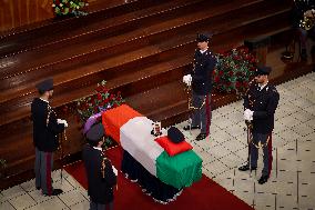 Funeral of State Police Chief In Naples - Italy