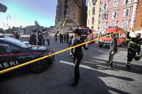 Drone Survey After Torre dei Conti Collapse - Rome