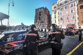 Drone Survey After Torre dei Conti Collapse - Rome