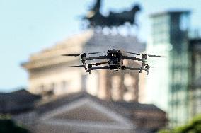 Drone Survey After Torre dei Conti Collapse - Rome