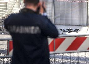 Drone Survey After Torre dei Conti Collapse - Rome