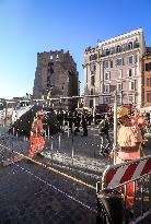 Drone Survey After Torre dei Conti Collapse - Rome