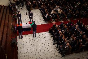 Funeral of State Police Chief In Naples - Italy