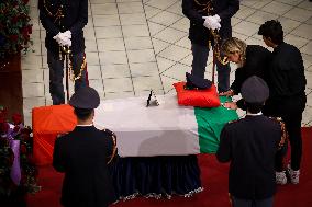 Funeral of State Police Chief In Naples - Italy