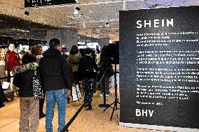 Shein Opens at BHV - Paris