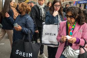 Shein Opens at BHV - Paris