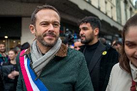 Protest Against Shein's Opening at BHV - Paris